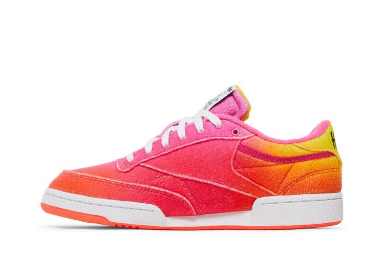 Кроссовки Reebok Daniel Moon x Club C 85 'Atomic Pink Alert Yellow'