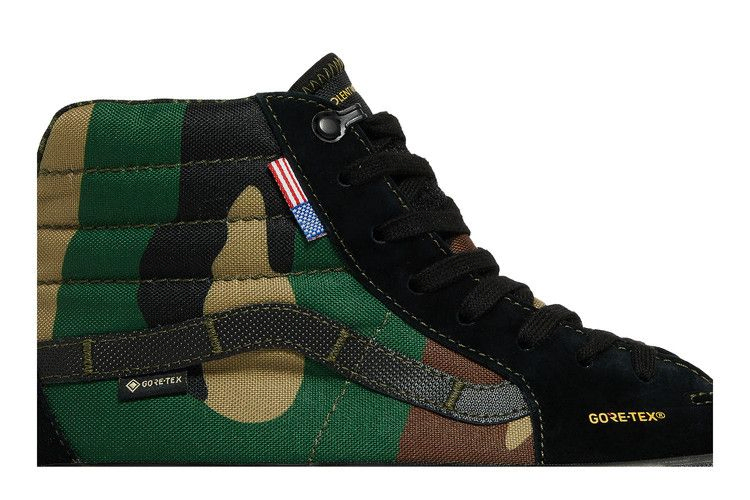 Кроссовки Vans DEFCON x Sk8-Hi Notchback GTX 'Black Woodland Camo'
