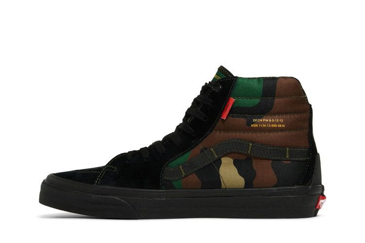 Кроссовки Vans DEFCON x Sk8-Hi Notchback GTX 'Black Woodland Camo'