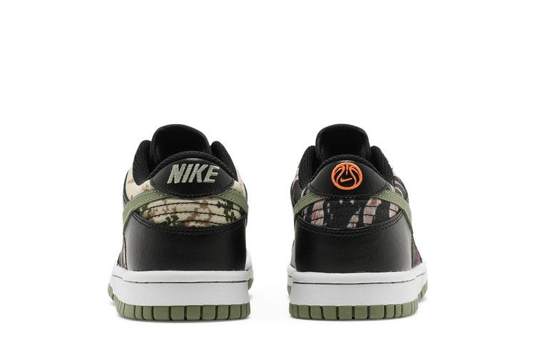 Кроссовки Nike Dunk Low SE GS 'Black Multi-Camo'
