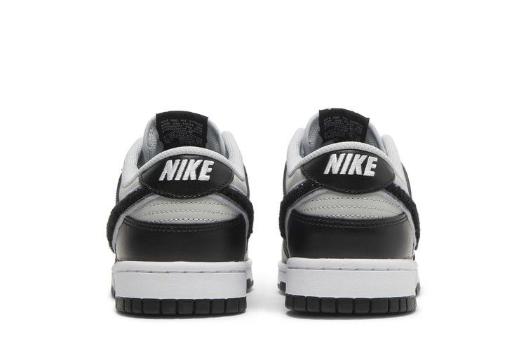 Кроссовки Nike Dunk Low 'Chenille Swoosh - Black Grey Fog'