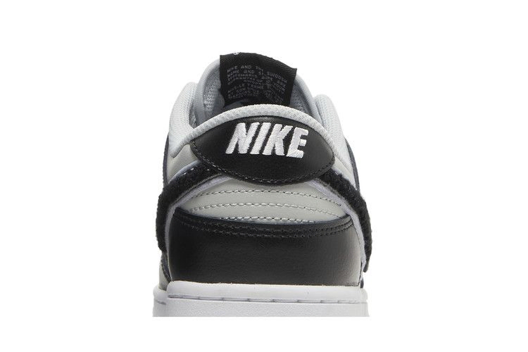 Кроссовки Nike Dunk Low 'Chenille Swoosh - Black Grey Fog'