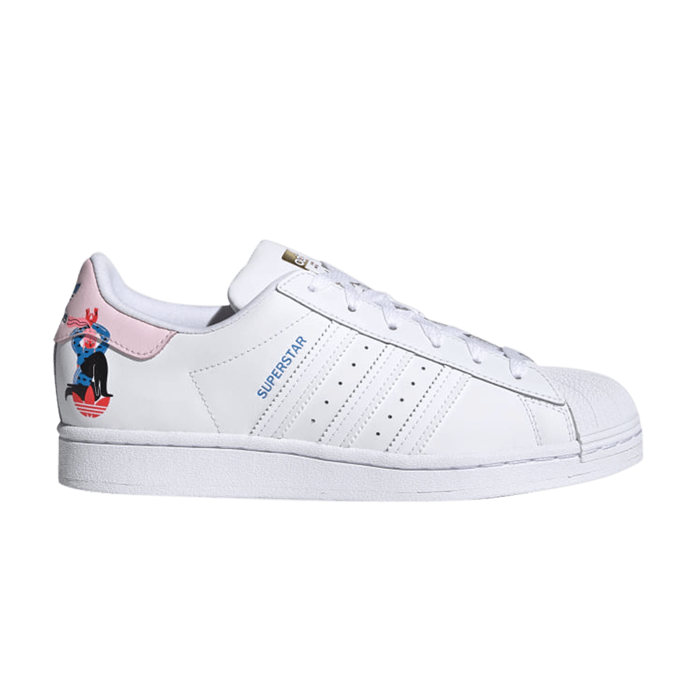 Кроссовки adidas Egle Zvirblyte x Wmns Superstar 'White Clear Pink'