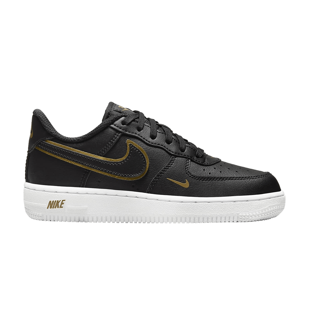 Кроссовки Nike Force 1 LV8 PS 'Metallic Swoosh Pack - Black'