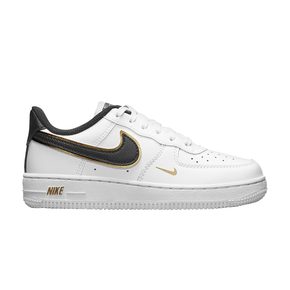 Кроссовки Nike Force 1 LV8 PS 'Metallic Swoosh Pack - White'