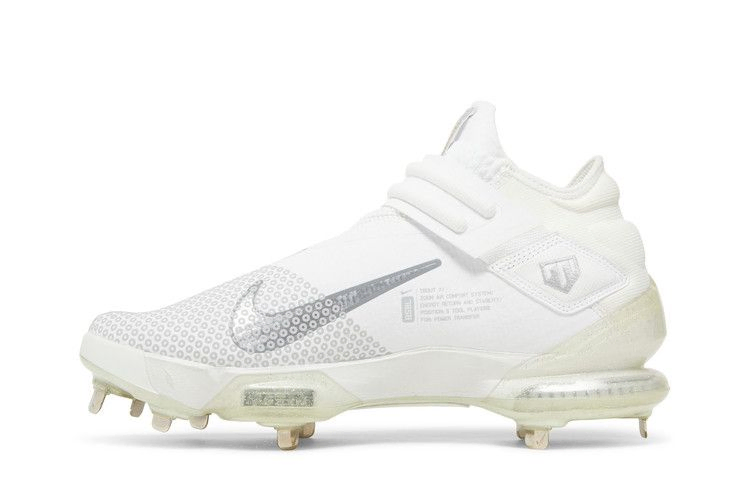 Кроссовки Nike Force Zoom Trout 7 Pro Mid 'White Metallic Gold'