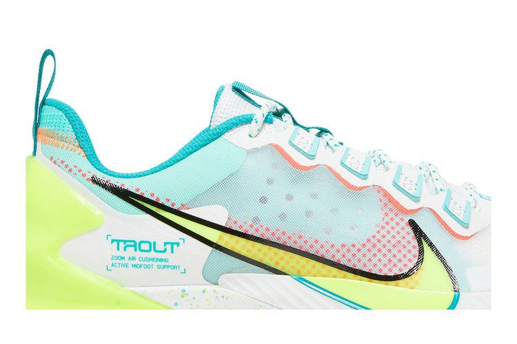 Кроссовки Nike Force Zoom Trout LTD TF 'White Aurora Green Volt'