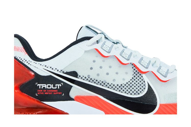 Кроссовки Nike Force Zoom Trout LTD TF 'White Bright Crimson'