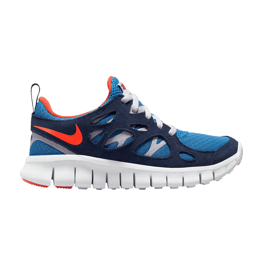 Кроссовки Nike Free Run 2 GS 'Light Photo Blue Orange'