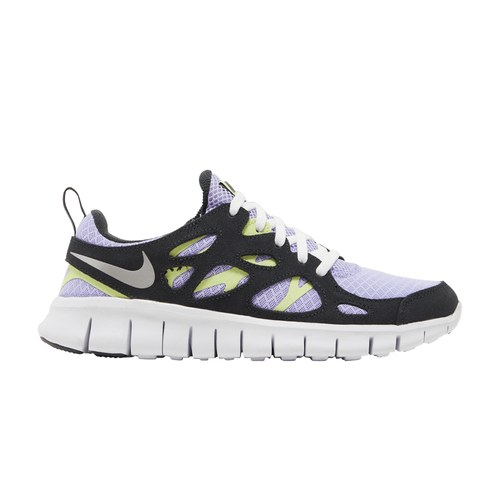 Кроссовки Nike Free Run 2 GS 'Purple Pulse Light Lemon Twist'