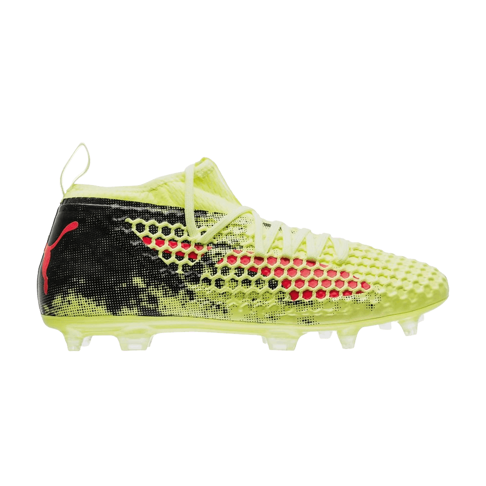 Кроссовки Puma Future 18.2 Netfit FG AG 'Fizzy Yellow Red Blast'