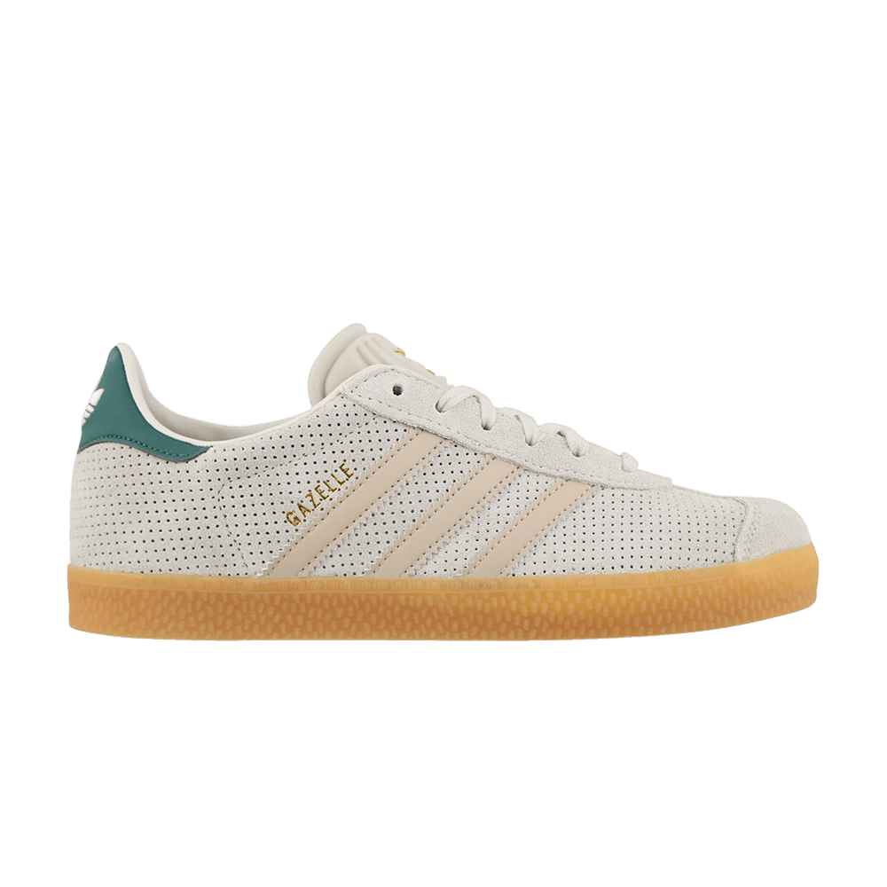 Кроссовки adidas Gazelle J 'Aluminium Collegiate Green'