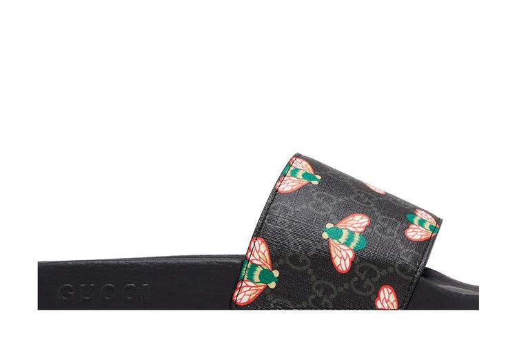 Кроссовки Gucci GG Supreme Slide 'Bee Print'