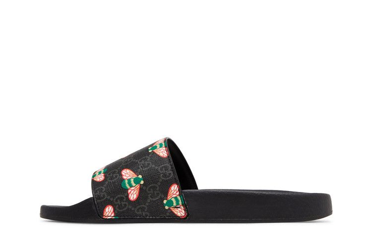 Кроссовки Gucci GG Supreme Slide 'Bee Print'