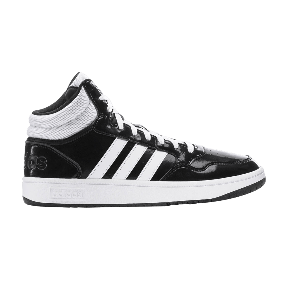 hoops-3-0-mid-black-white-patent-if2058