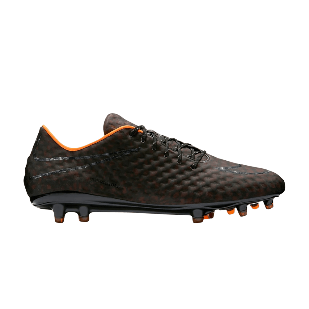 Кроссовки Nike Hypervenom Phantom FG SE 'Black Total Orange'