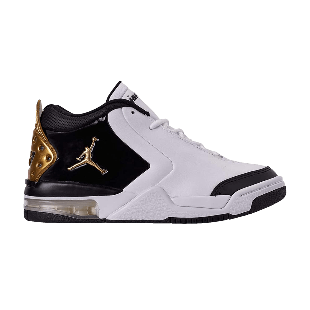 Кроссовки Air Jordan Big Fund GS 'White Metallic Gold'