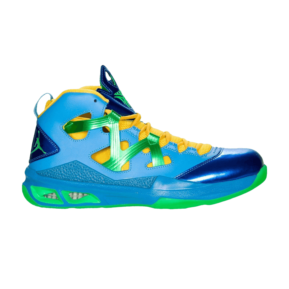 Кроссовки Air Jordan Melo M9 'University Blue Poison Green'