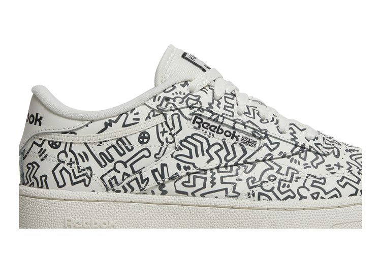Кроссовки Reebok Keith Haring x Club C 'Dancing Figures Allover Print'