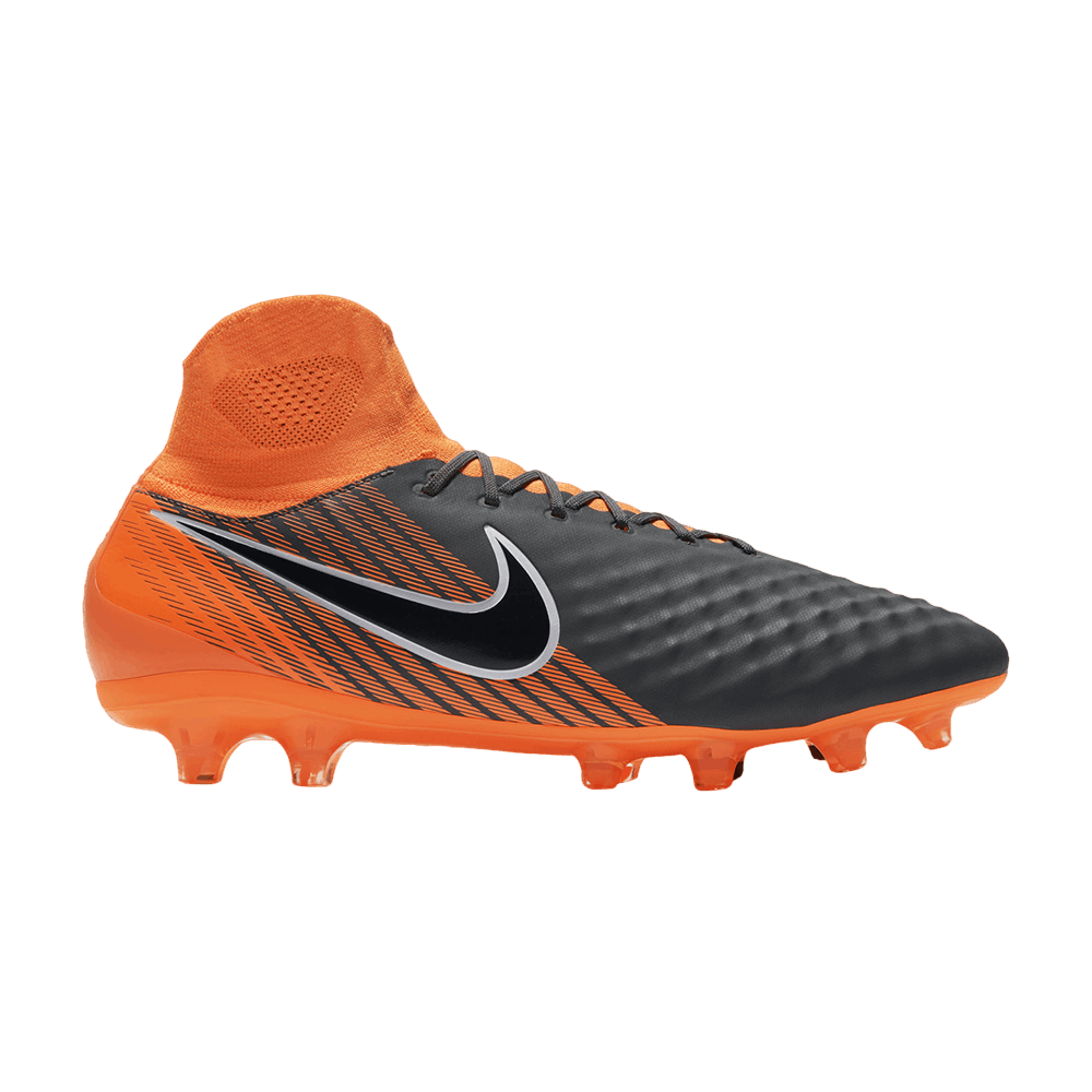 Кроссовки Nike Magista Obra 2 Pro DF FG 'Dark Grey Total Orange'