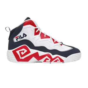 Платье блюз/Красный/Белый