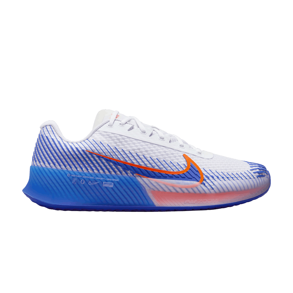 Кроссовки NikeCourt Air Zoom Vapor 11 HC 'White Hyper Crimson Royal'
