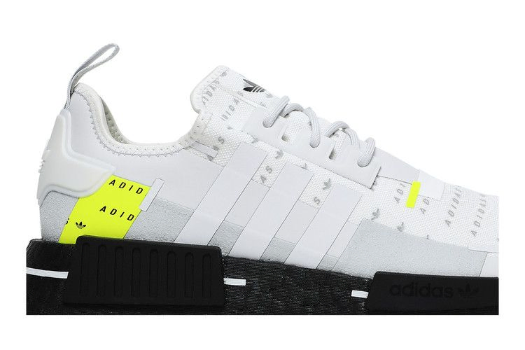 Кроссовки adidas NMD_R1 'All Over Logo - White Team Solar Yellow'