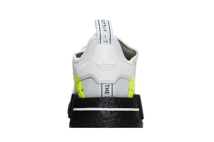 Кроссовки adidas NMD_R1 'All Over Logo - White Team Solar Yellow'