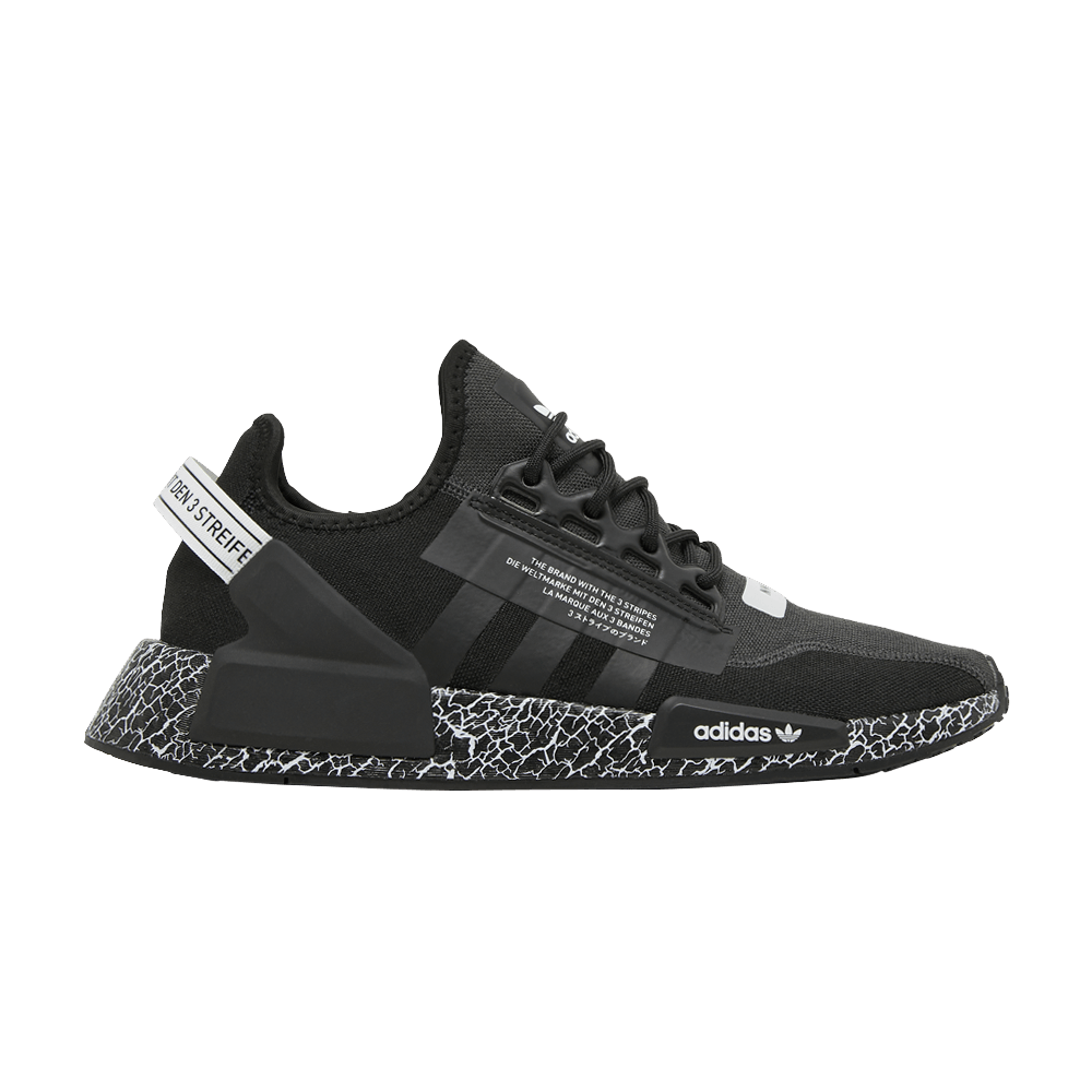 Кроссовки adidas NMD_R1 V2 'Crackled - Black Carbon'