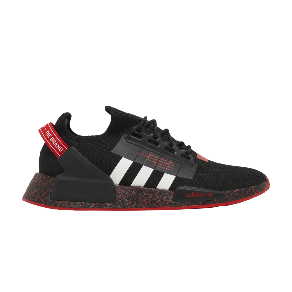 Кроссовки adidas NMD_R1 V2 'Crackled - Black Red'