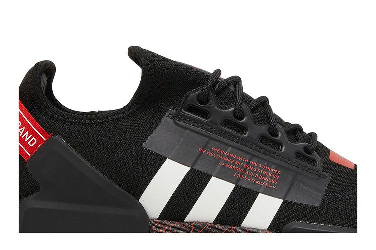 Кроссовки adidas NMD_R1 V2 'Crackled - Black Red'