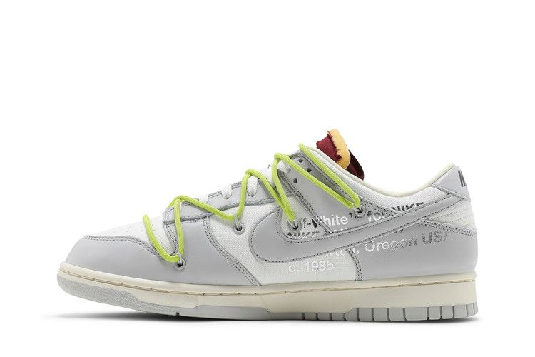 Кроссовки Nike Off-White x Dunk Low 'Lot 08 of 50'