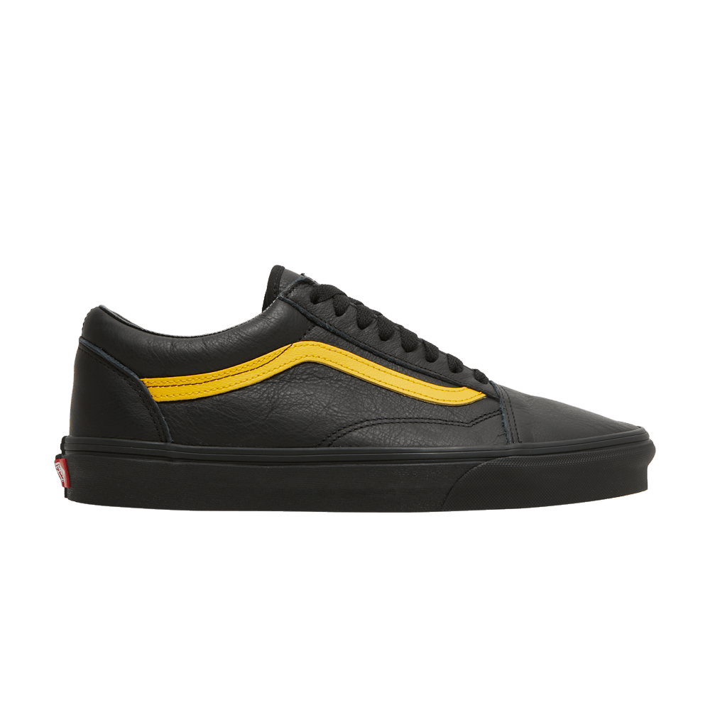 Кроссовки Vans Old Skool 'Leather Pop - Black Lemon Chrome'