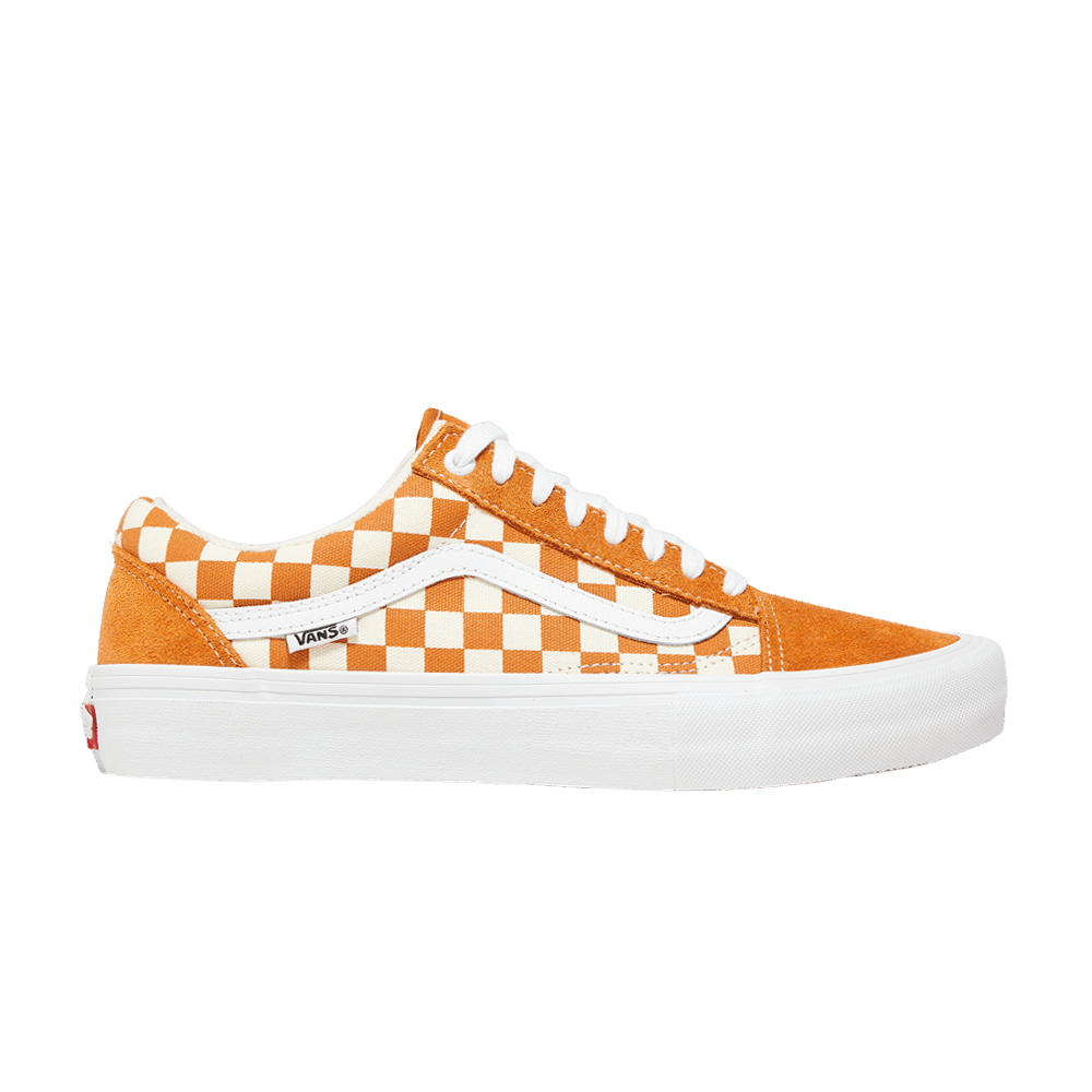 Кроссовки Vans Old Skool Pro 'Golden Oak Checkerboard'
