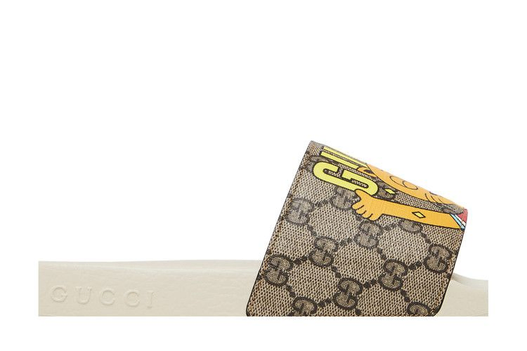 Кроссовки Pablo Delcielo x Gucci GG Supreme Slide 'Cat'