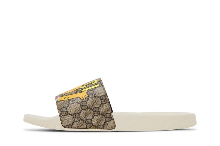 Кроссовки Pablo Delcielo x Gucci GG Supreme Slide 'Cat'