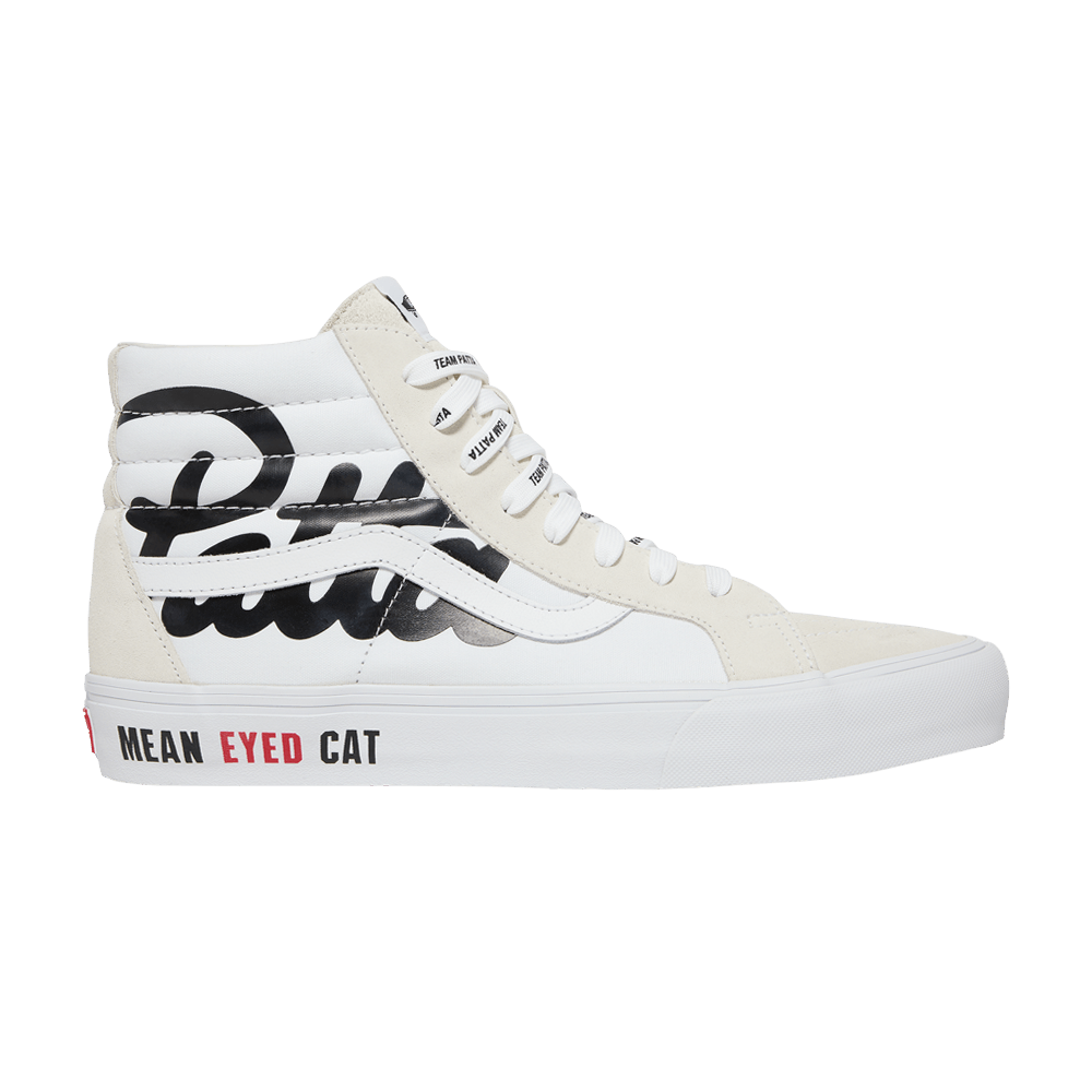 Кроссовки Vans Patta x Vault Sk8-Hi Reissue VLT LX 'Mean Eyed Cat - White'