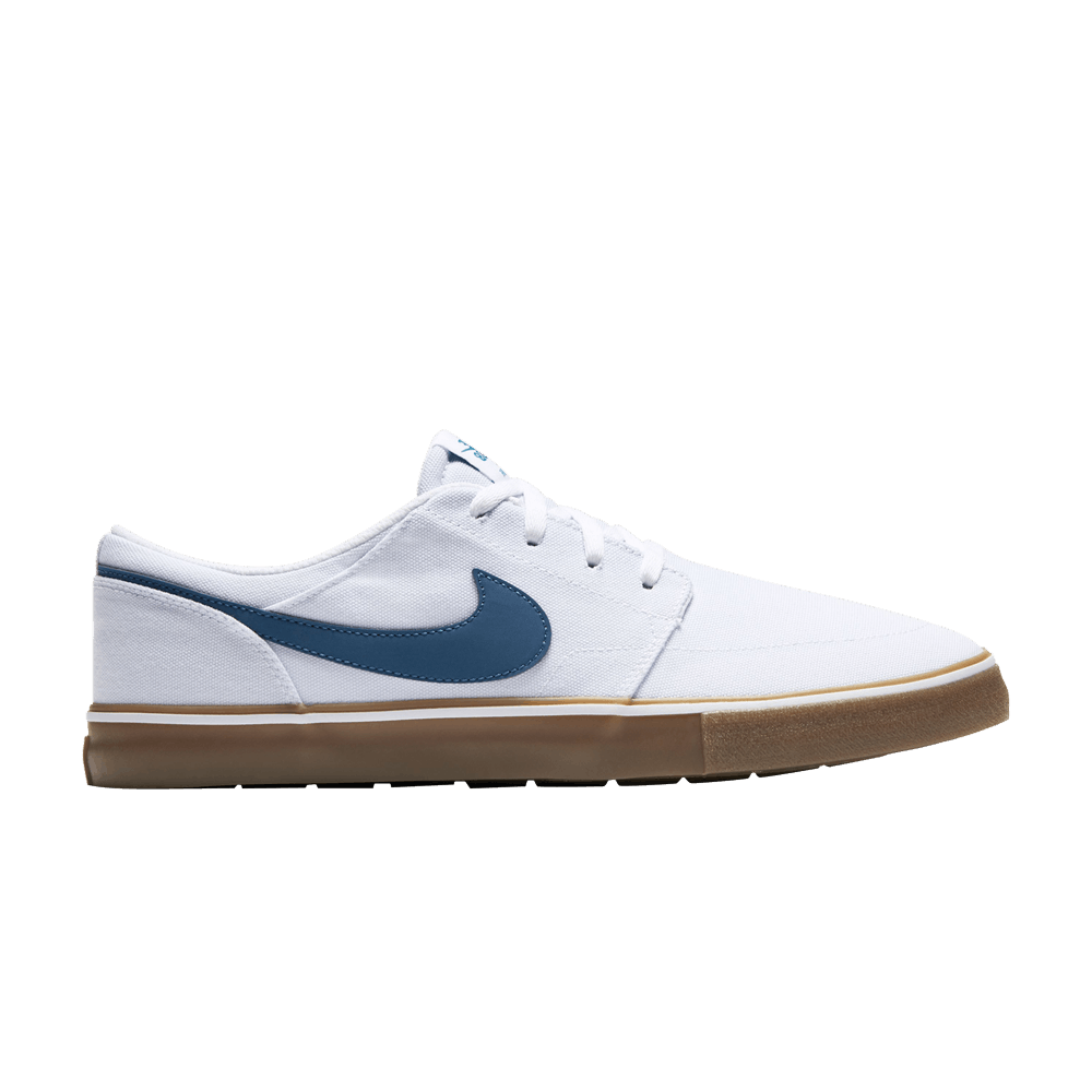 Кроссовки Nike Portmore 2 Solar Canvas SB 'White Industrial Blue Gum'