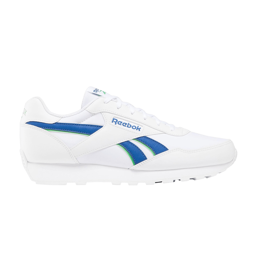 Кроссовки Reebok Rewind Run 'White Vector Blue Sport Green'