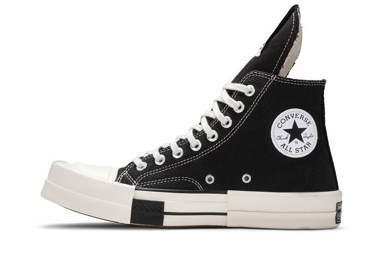 Кроссовки Converse Rick Owens x TURBODRK Chuck 70 High 'Black'