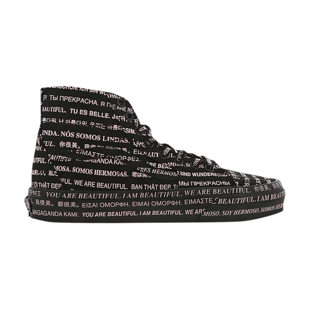 Кроссовки Vans Sk8-Hi Tapered 'We Are Beautiful - Black'