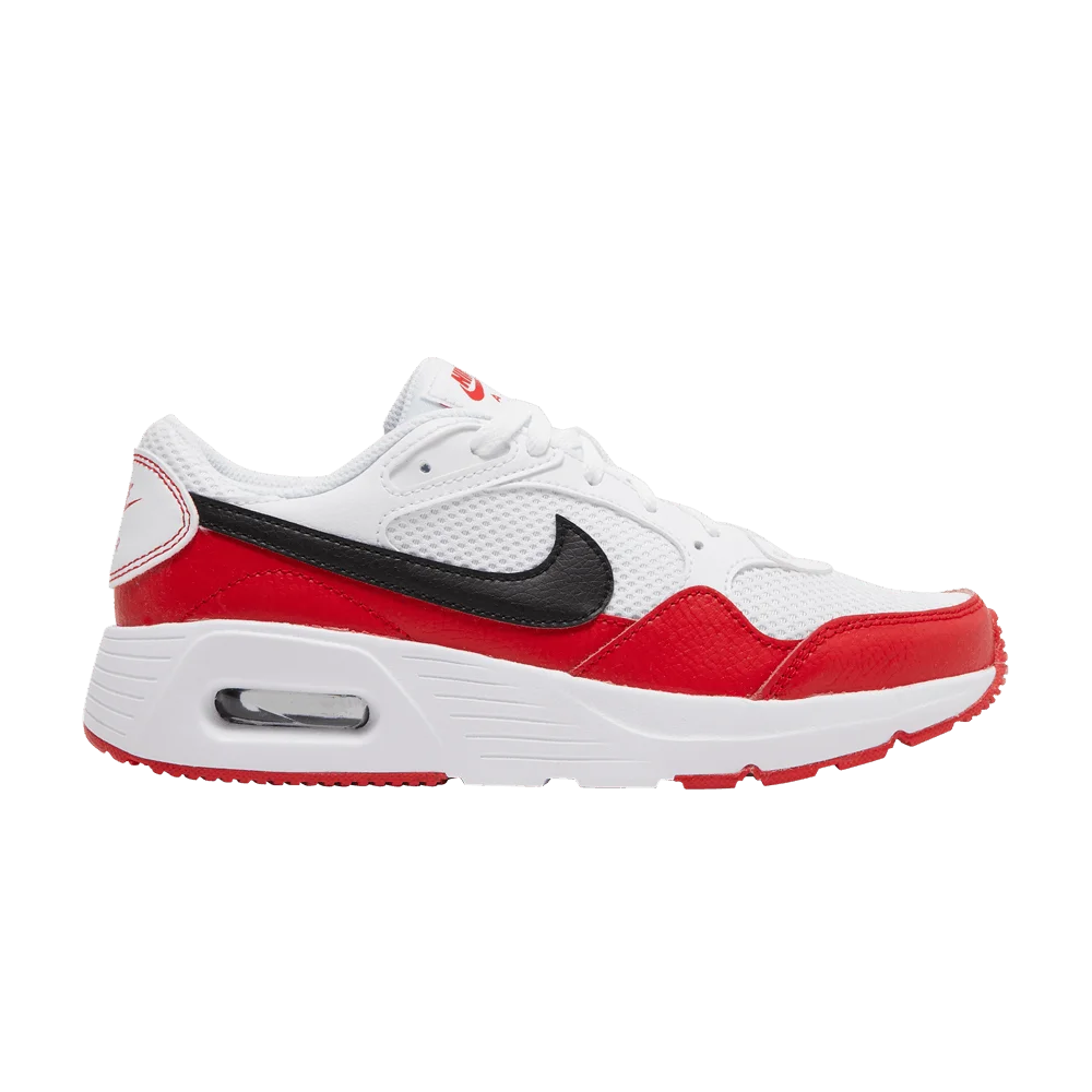 Кроссовки Nike Air Max SC GS 'White University Red'