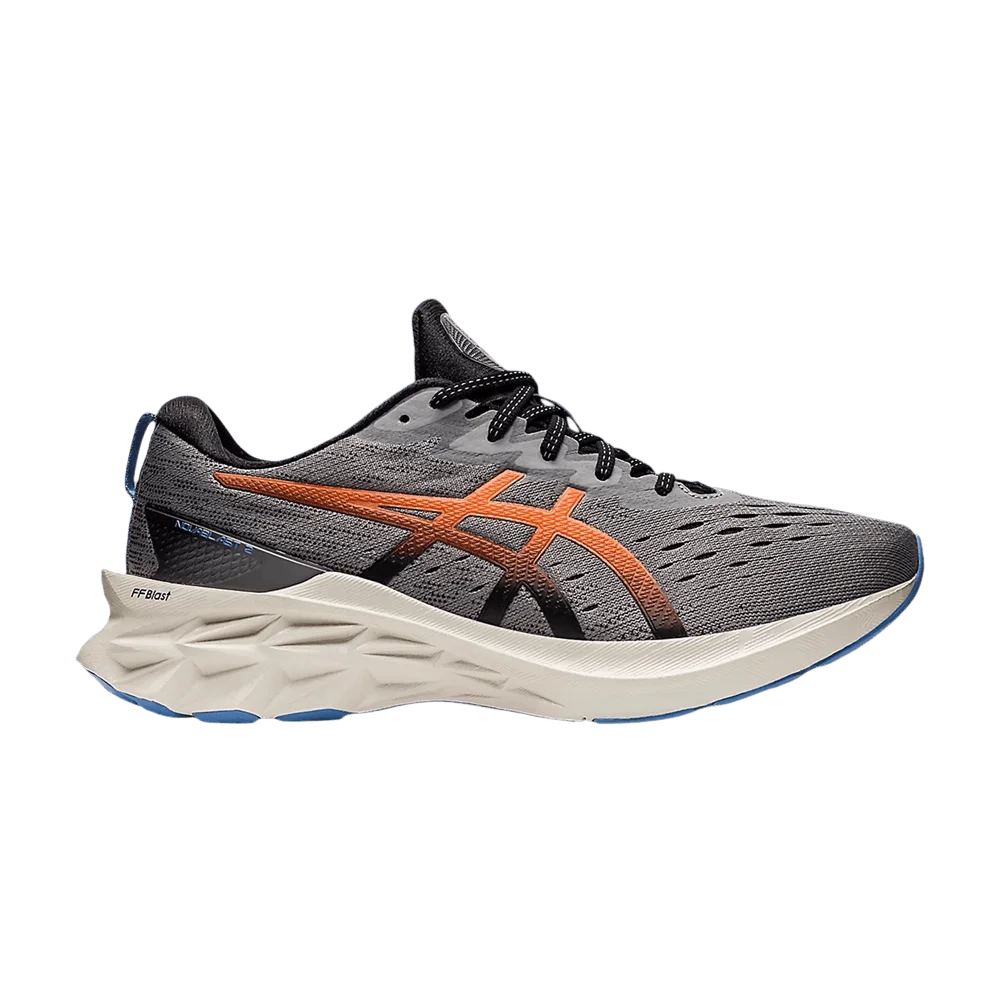 Кроссовки Asics Novablast 2 'Clay Grey Shocking Orange'