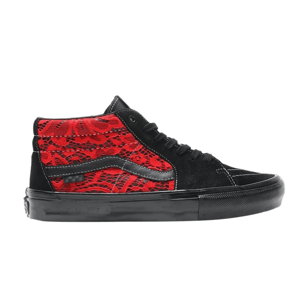 Кроссовки Premier x Vans Skate Grosso Mid 'Laced - Black High Risk Red'