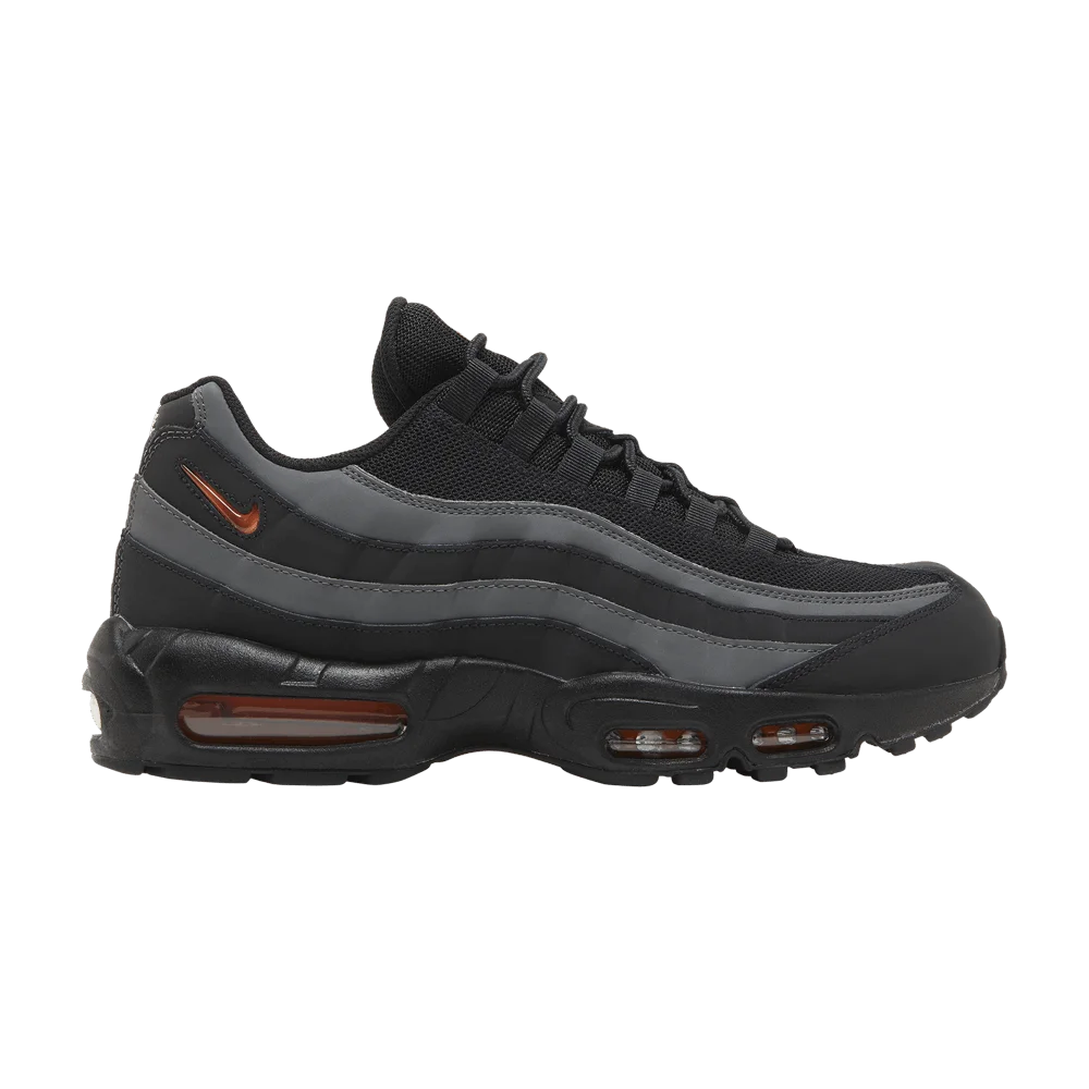 Кроссовки Nike Air Max 95 'Black Grey Safety Orange'