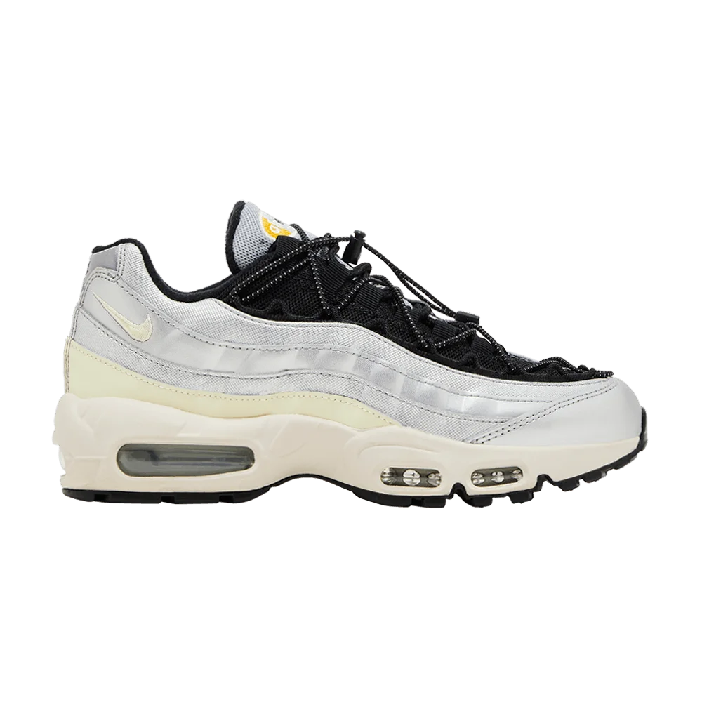 Кроссовки Nike Wmns Air Max 95 'Speed Lacing - Metallic Silver'
