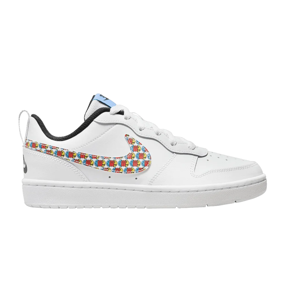 Кроссовки Nike Court Borough Low 2 SE GS 'Happy Hoops'