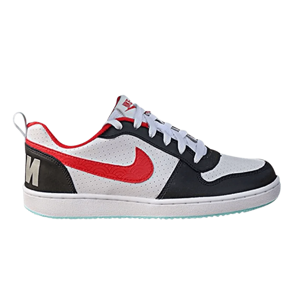 Кроссовки Nike Wmns Court Borough Low 'Black Red Mint'