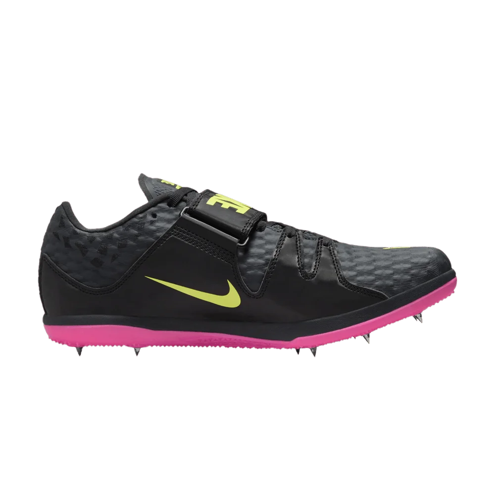 Кроссовки Nike High Jump Elite 'Anthracite Light Lemon Pink'