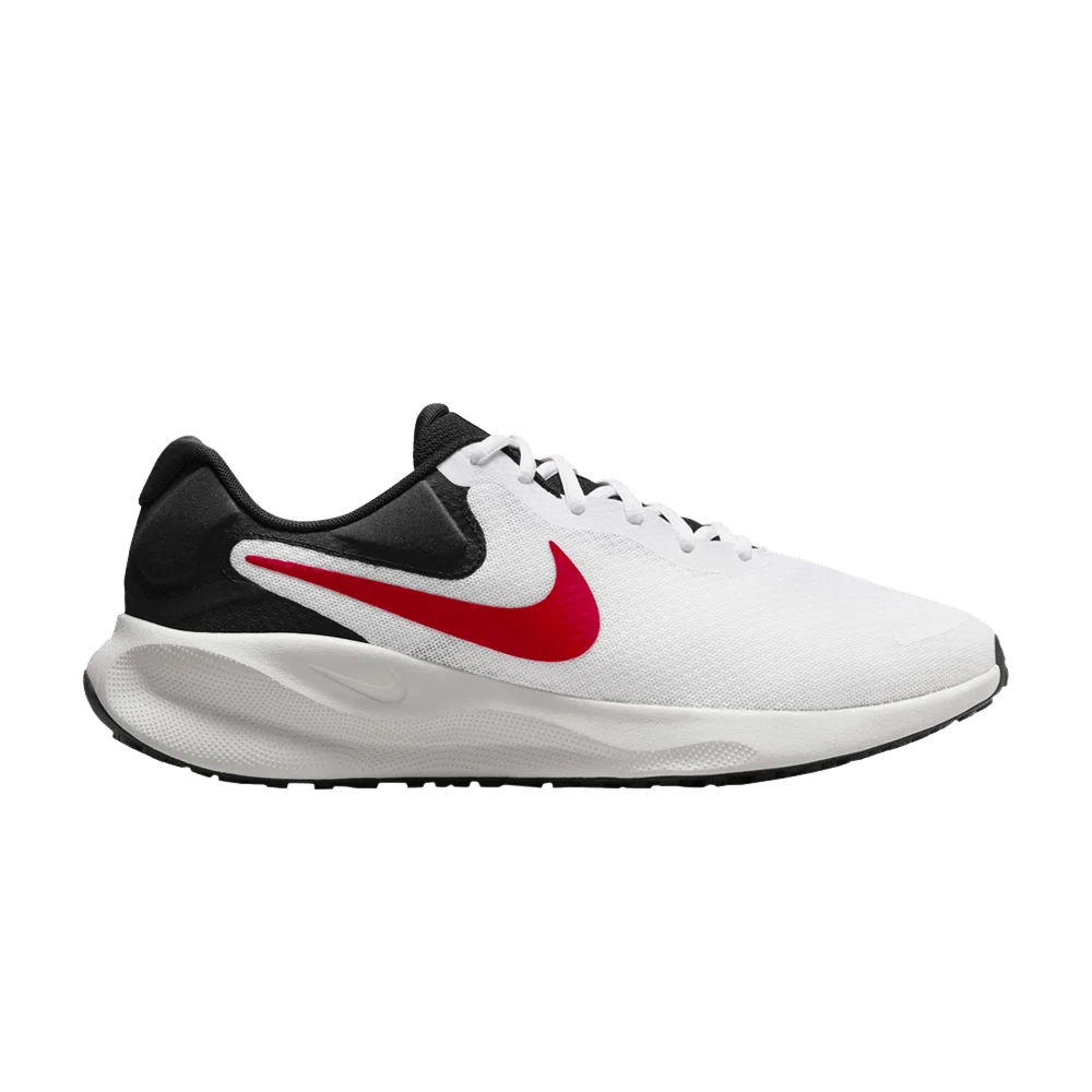 Кроссовки Nike Revolution 7 'White Black Fire Red'